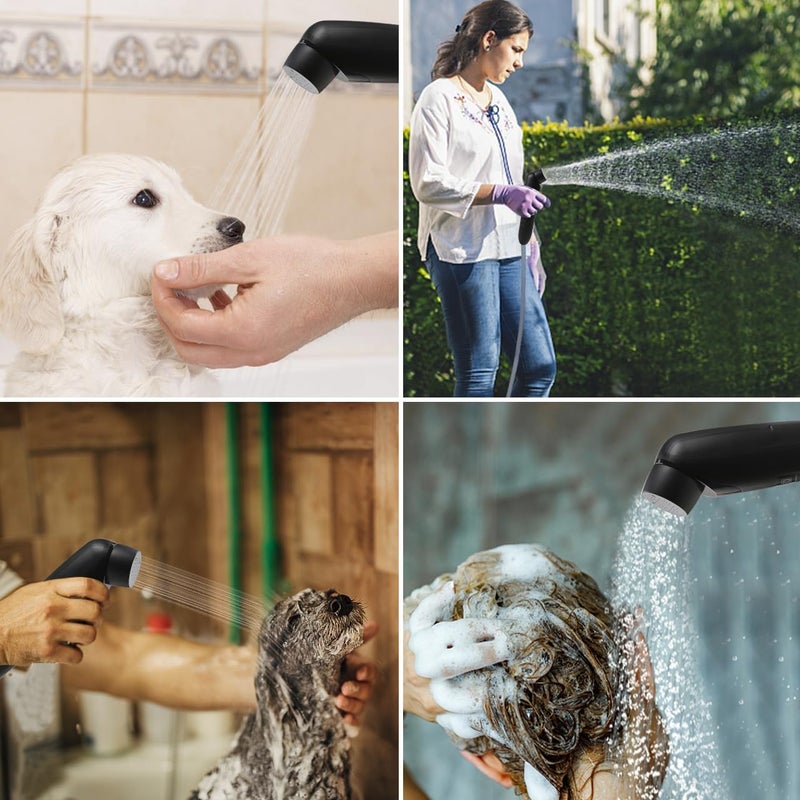 AZXJC Portable Outdoor Shower,Handheld Electric Shower,IPX6 Waterproof,USB Charging,Built-in Battery,Compact and Portable,Suitable for Outdoor Camping,Beach Bathing,Hiking,pet Bathing - Image 3
